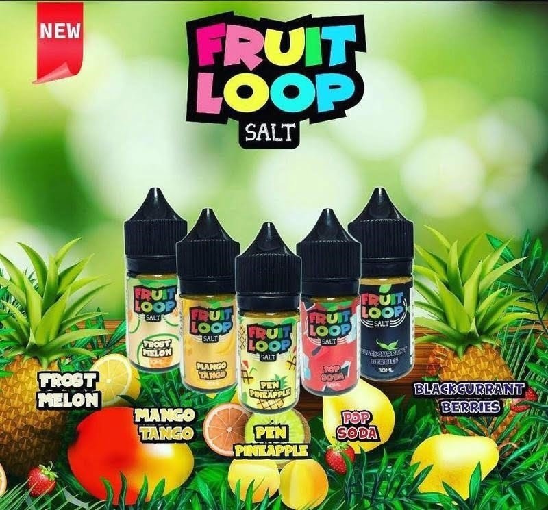 【小煙油】FRUIT LOOP系列 30ML 薄荷糖 櫻桃 黑加侖